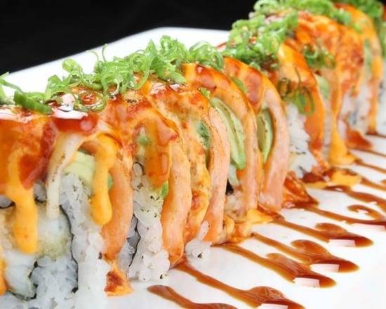 Order Salmon Lover Roll food online from Bangkok Kitchen store, Latham on bringmethat.com