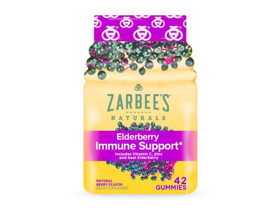 Order Zarbee's Adult Elderberry Immune Support Gummies (42 ct) food online from Rite Aid store, Palm Desert on bringmethat.com