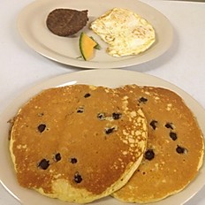 Order Blueberry Pancake Combo food online from Jay Jay Cafe store, Arlington on bringmethat.com