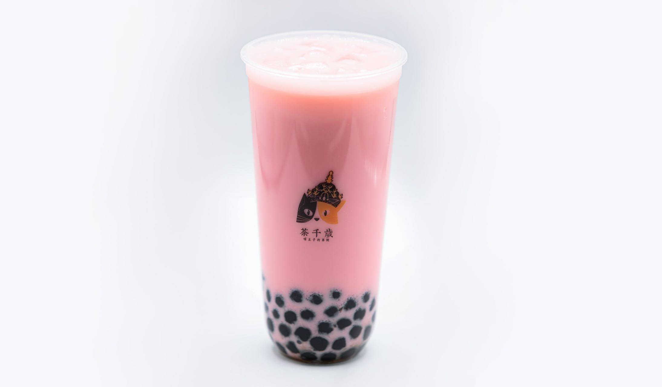 Order Strewberry Milk Tea food online from Timeless Tea store, Bellevue on bringmethat.com