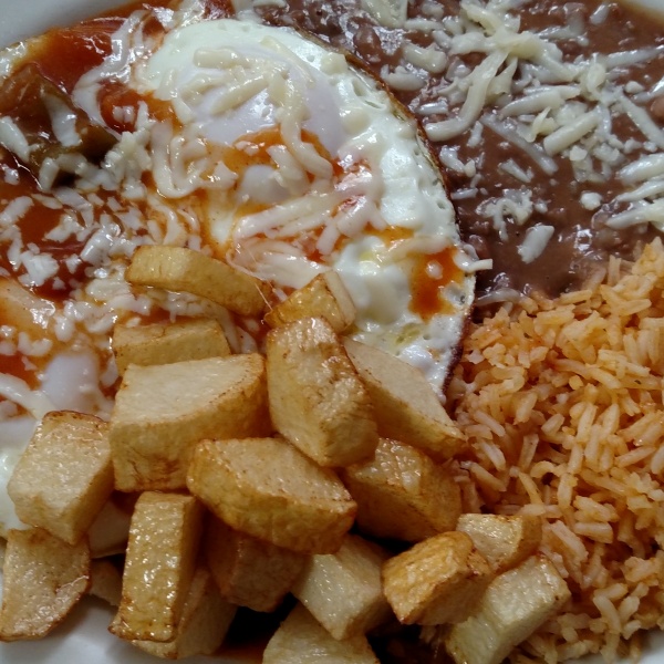 Order Huevos Rancheros food online from El Patio store, Montebello on bringmethat.com