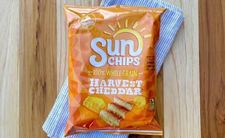 Order Harvest Cheddar Sun Chips food online from Foode Cafe store, Vancouver on bringmethat.com
