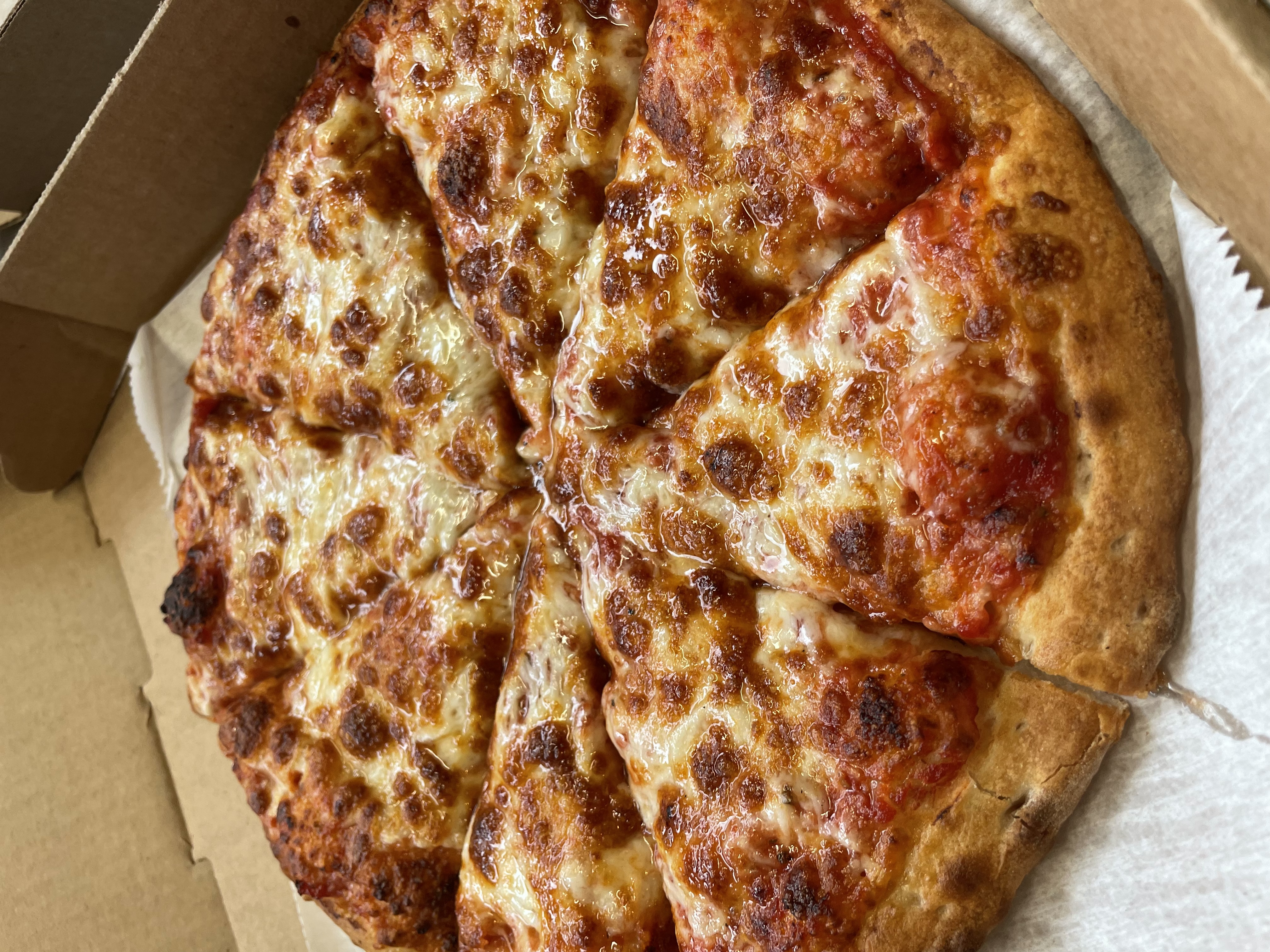 Order Cheese Pizza food online from MC's Pizza LLC store, East Providence on bringmethat.com