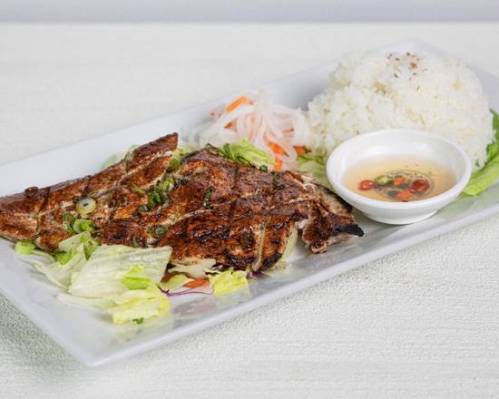 Order Grilled Chicken with Rice food online from Pho420saigon store, Palisades Park on bringmethat.com