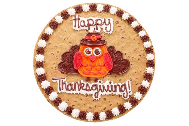 Order Happy Thanksgiving Owl- HF2657 food online from Great American Cookies store, Richmond on bringmethat.com