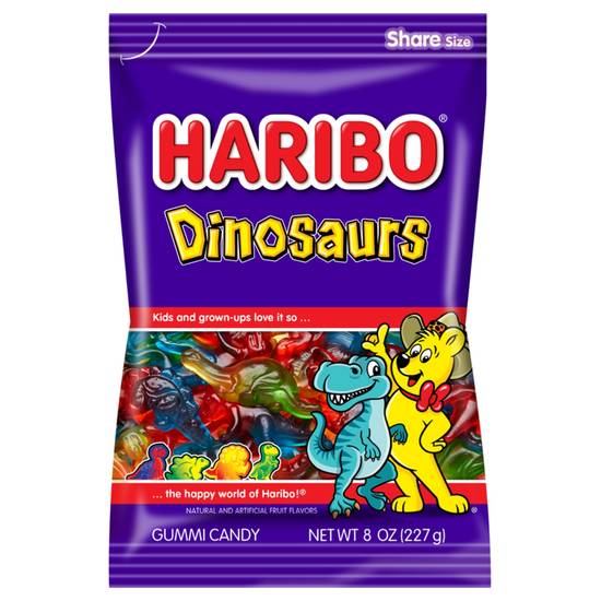 Order Haribo Dinosaurs Fruity Gummy Candy, 8 OZ food online from CVS store, ORANGEBURG on bringmethat.com