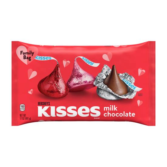 Order Hershey's Milk Chocolate Kisses - 17 oz food online from Rite Aid store, Milford on bringmethat.com