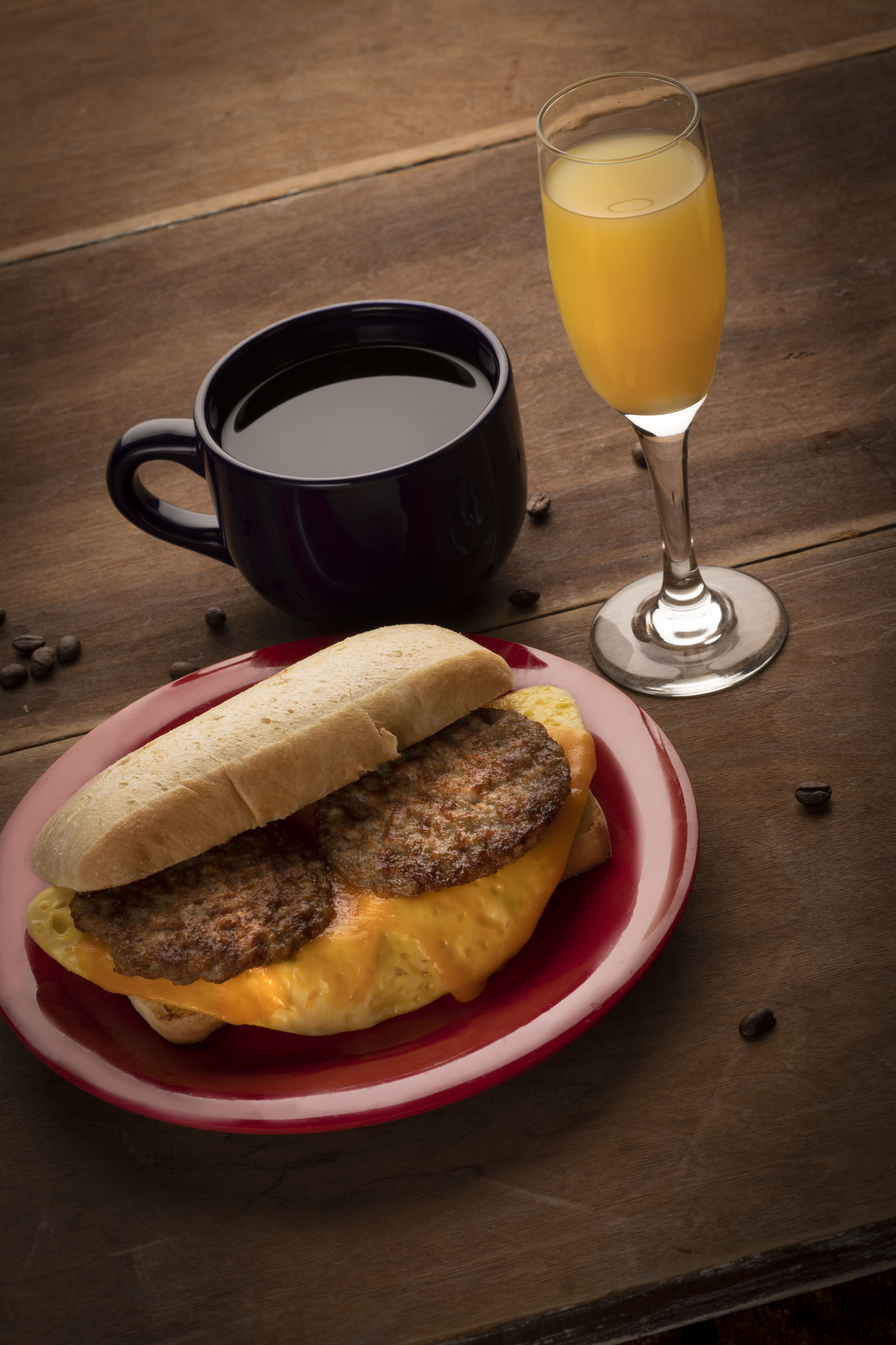 Order Sausage Egg & Cheese Sandwich food online from Chicory Cafe- 1st St store, Mishawaka on bringmethat.com