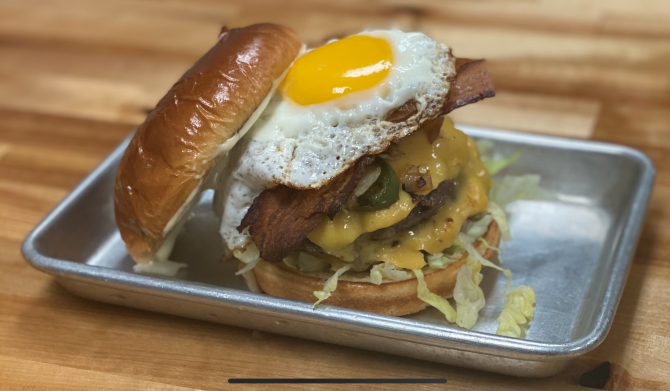 Order Adam Bomb Burger food online from Wing Of Fire store, Cypress on bringmethat.com