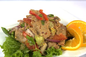 Order Spicy Beef Salad food online from Pad Thai store, Norman on bringmethat.com