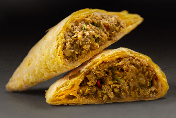 Order Jamaican Beef Patty food online from Sian Caribbean Kitchen store, Harrisburg on bringmethat.com