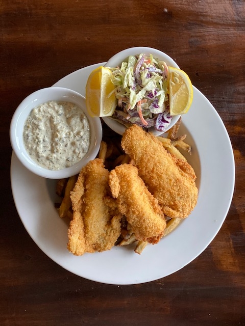 Order Fish N Chips food online from Marco Cafe & Espresso Bar store, Portland on bringmethat.com
