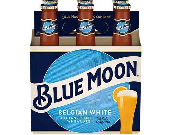 Order Blue Moon, 6pk-12oz bottle beer (5.4% ABV) food online from Van Ness Liquors store, San Francisco on bringmethat.com