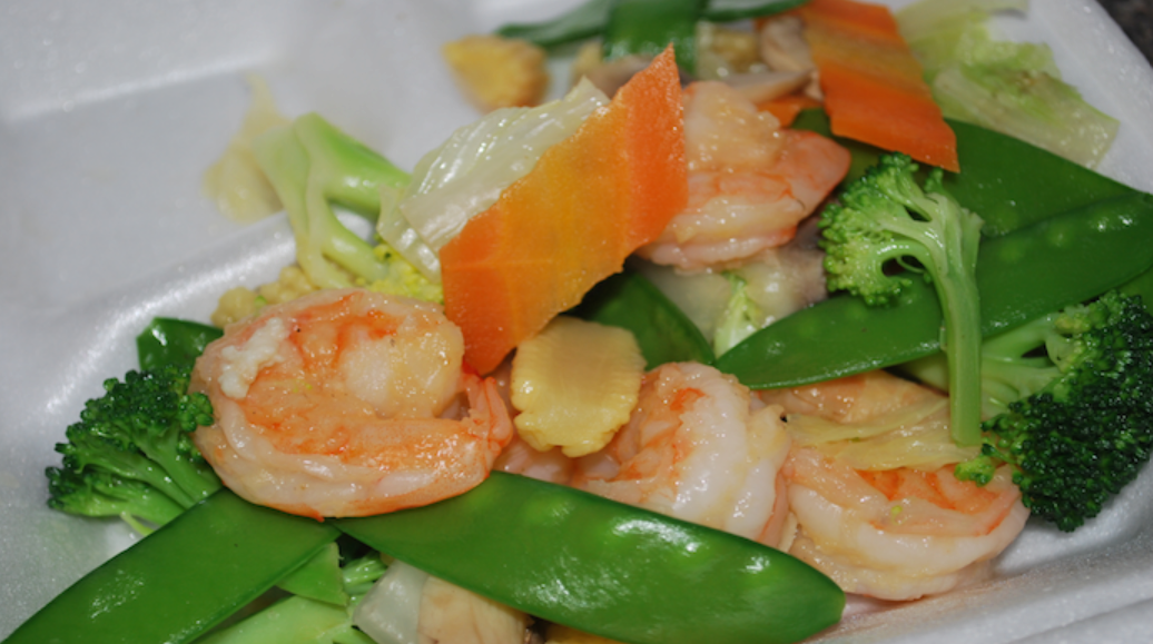 Order 59. Steamed Vegetables with Shrimp food online from Asianchef store, Tulsa on bringmethat.com