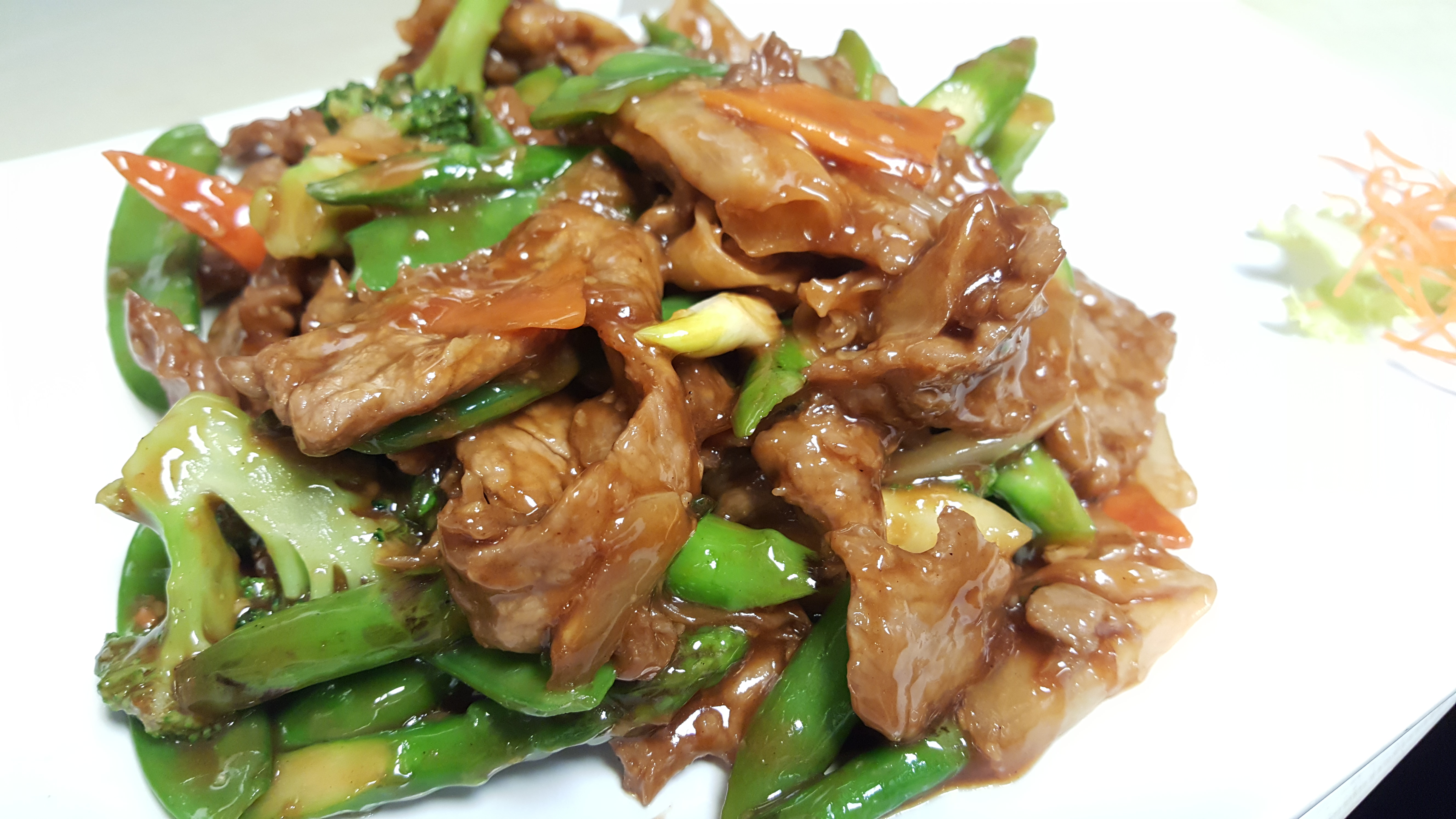 Order Ginger Beef food online from Wu House store, Mokena on bringmethat.com