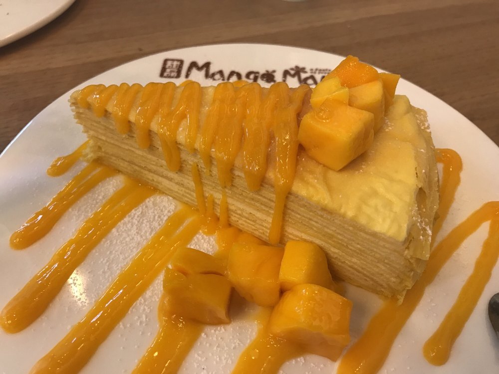 Order S5. Mango Mille Cake food online from Mango Mango Dessert store, Philadelphia on bringmethat.com