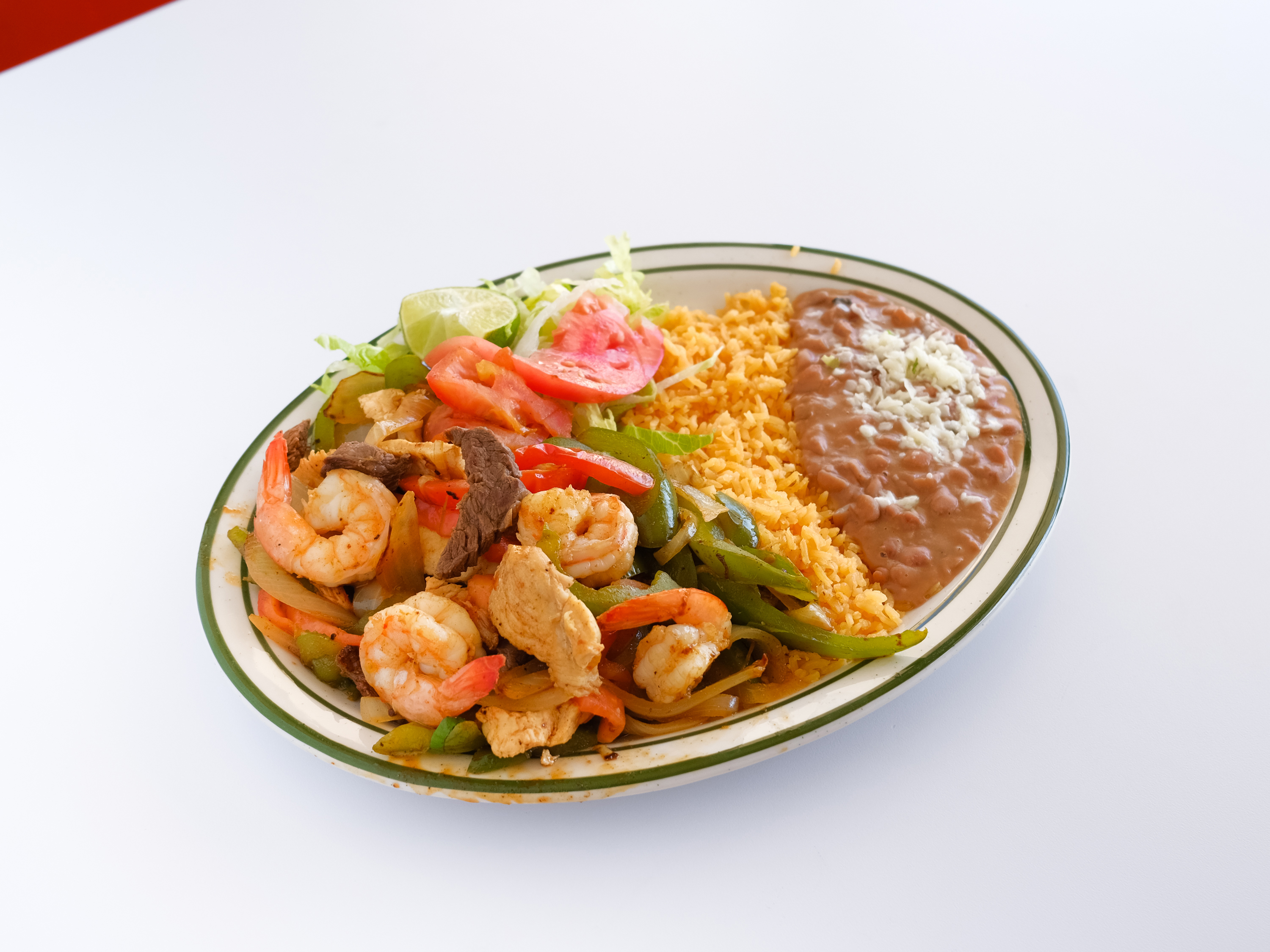 Order Fajitas Mix Platillo food online from El Pueblito Mexican Grill #2 store, Evanston on bringmethat.com
