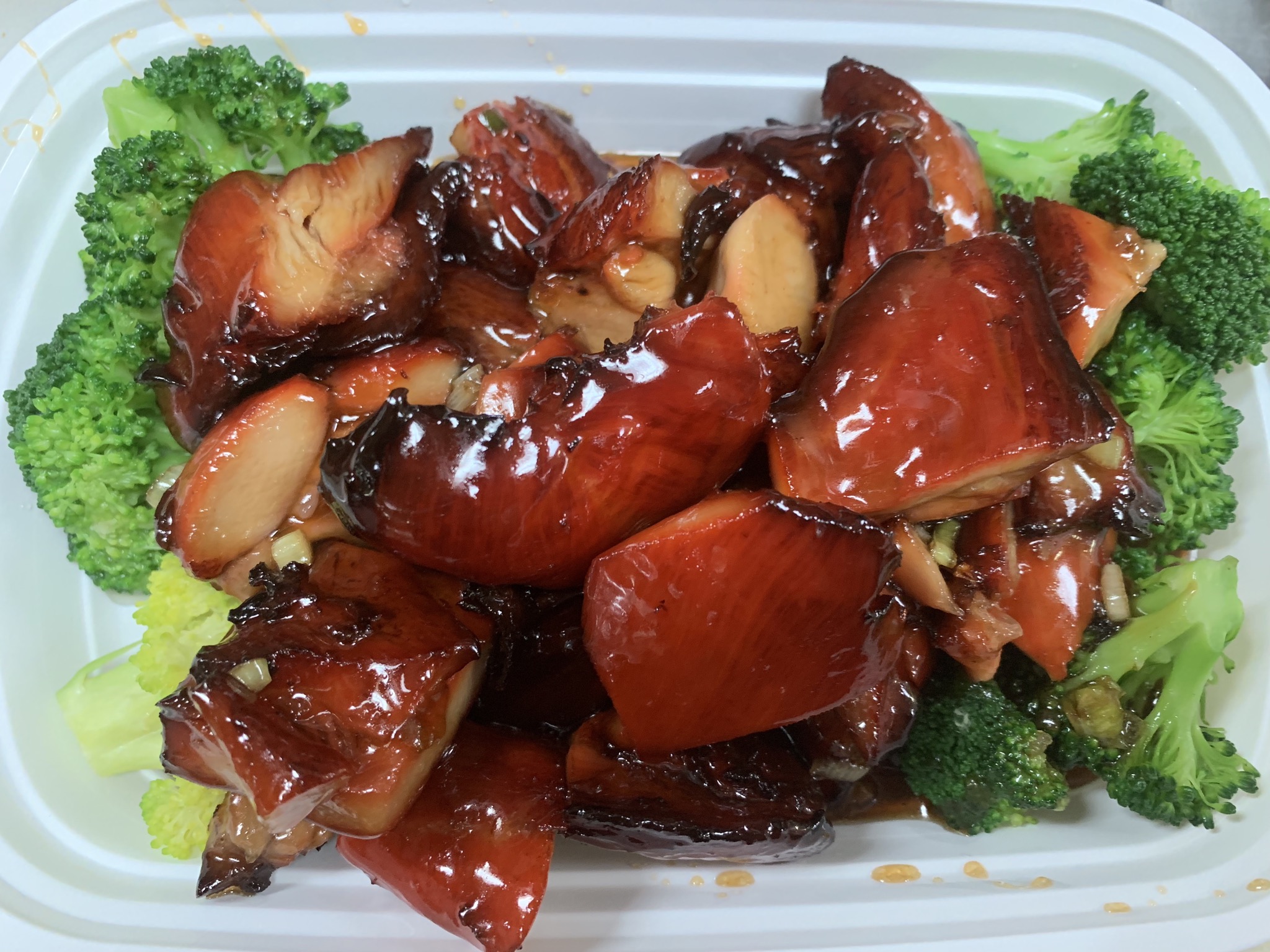 Order Bourbon Chicken 棒棒雞 food online from Hong Kong store, Carmel on bringmethat.com