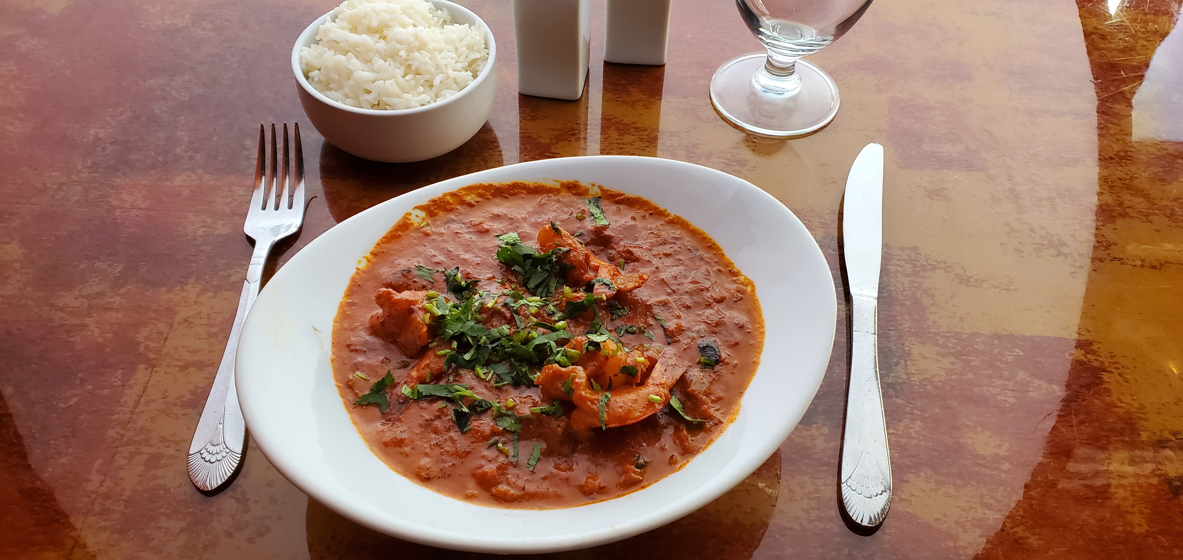 Order Malabar Shrimp Curry food online from Spice Route store, Parsippany on bringmethat.com