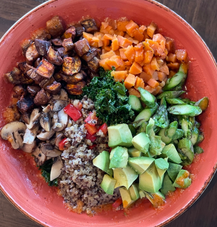 Order Vegetable Quinoa Bowl food online from Busboys and Poets store, Washington on bringmethat.com