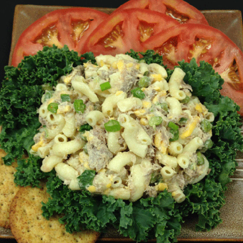 Order Tuna Mac Salad food online from Dixon Seafood Shoppe store, Peoria on bringmethat.com