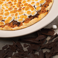 Order S'mores Dessert Pizza food online from Brixx Wood Fired Pizza store, Greensboro on bringmethat.com