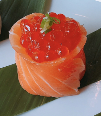 Order Temari Sushi Salmon (***New***) food online from Shinju Sushi store, Chicago on bringmethat.com