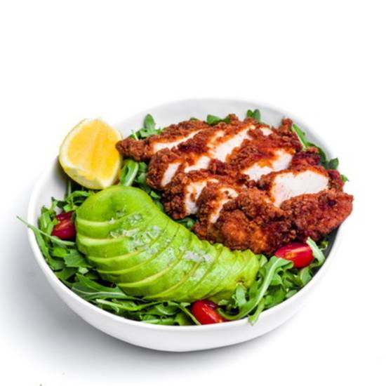 Order Crispy Chicken Salad (LA) food online from Sweet Chick store, Los Angeles on bringmethat.com