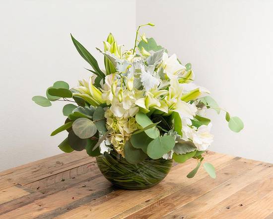 Order Sympathy Arrangement in a vase food online from @Flowers store, Palm Desert on bringmethat.com