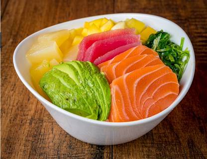 Order Sashimi Poke food online from Sushi Runner Express store, South Miami on bringmethat.com