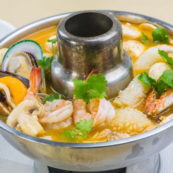 Order Seafood Soup food online from Thai Original BBQ & Restaurant store, Long Beach on bringmethat.com