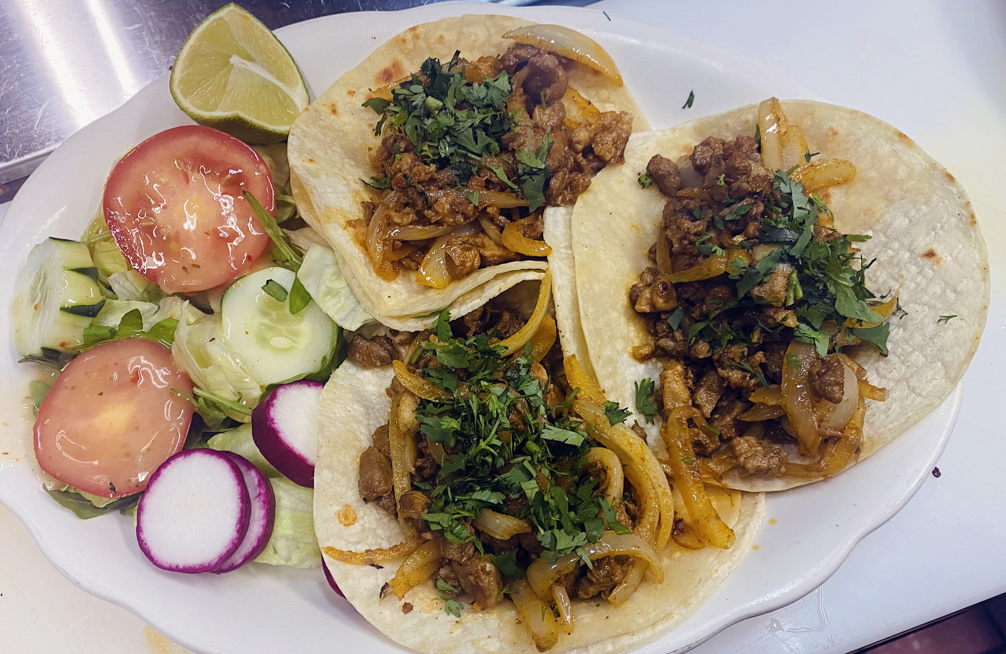 Order 19. Tacos al Pastor food online from El Tenampa 2 store, Farmingville on bringmethat.com