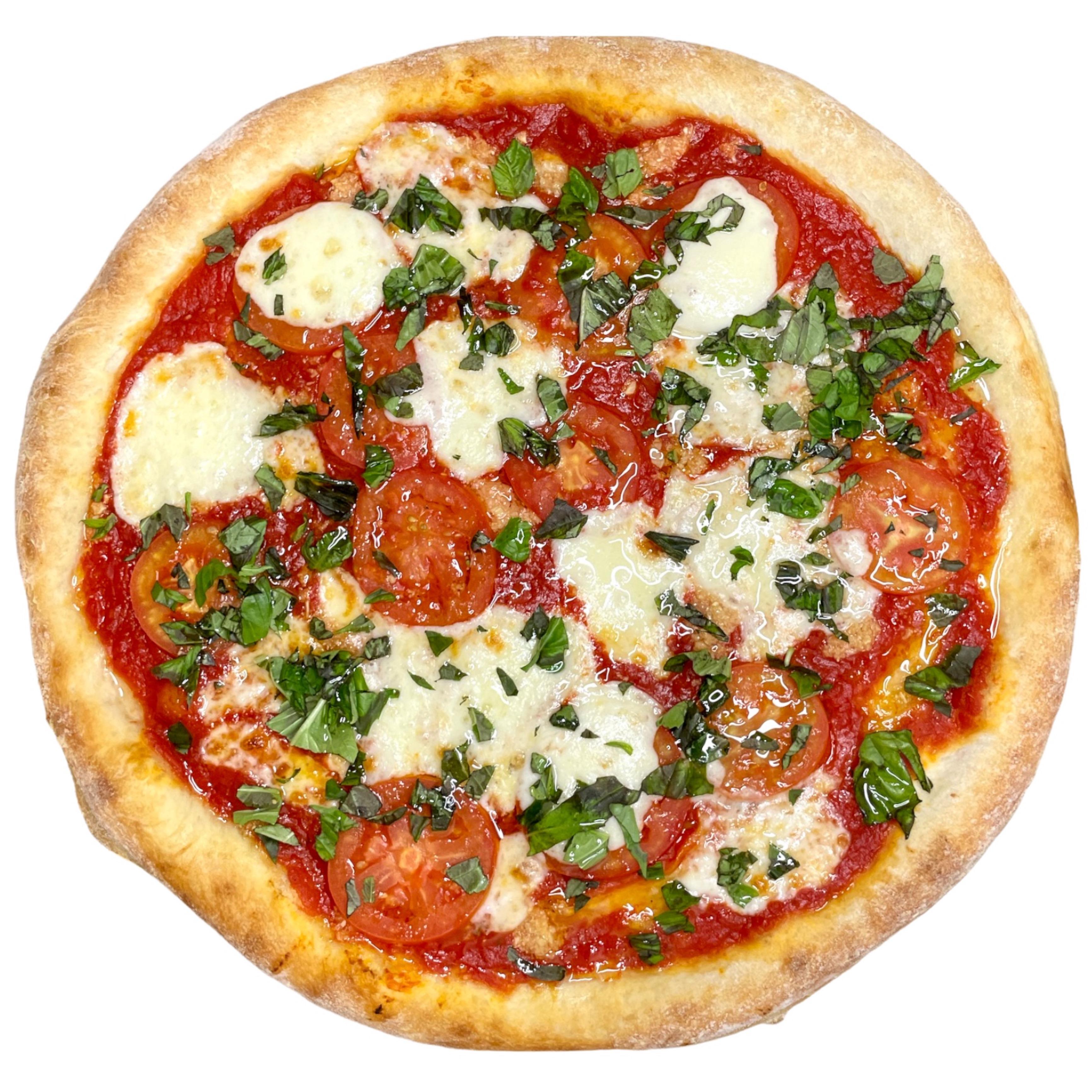 Order Margarita Pizza food online from Enzos Pizza store, Tucker on bringmethat.com