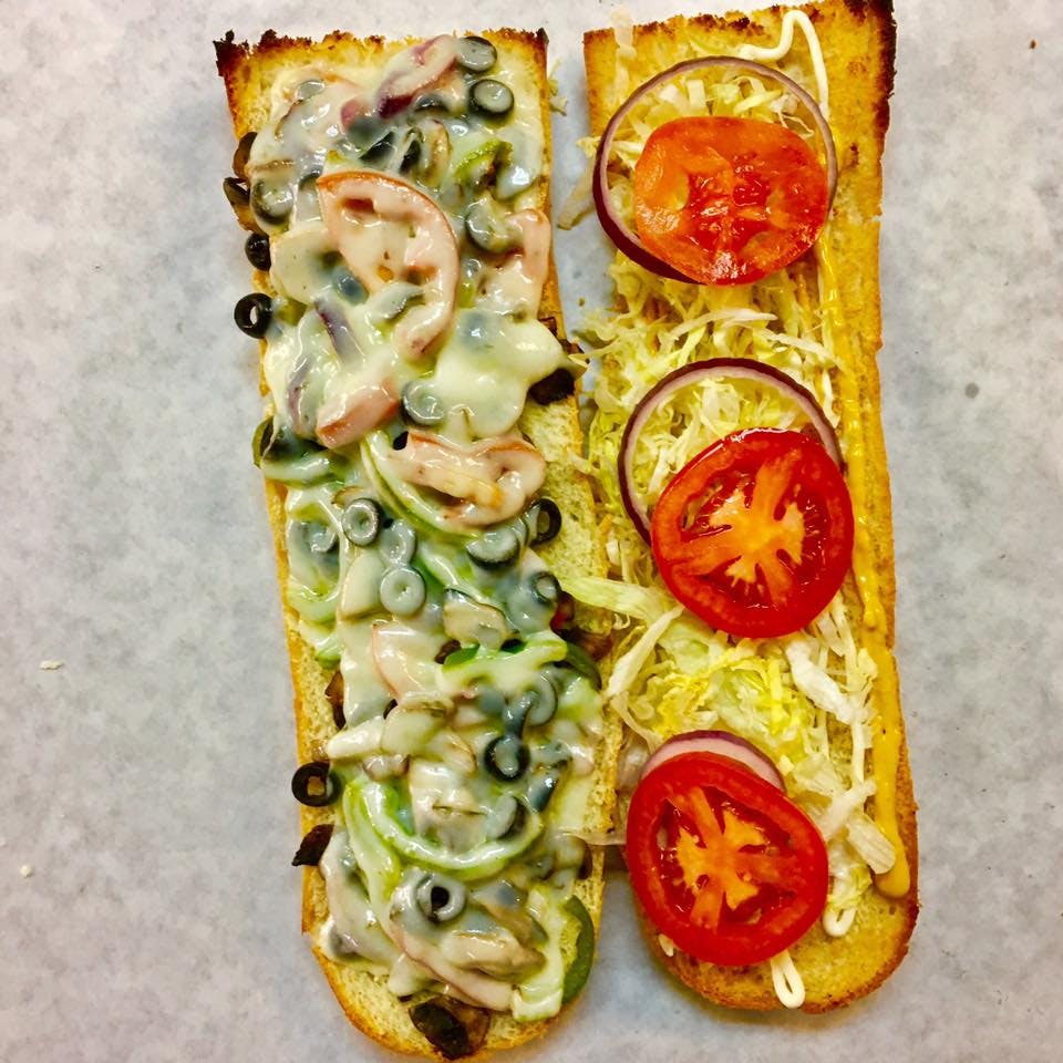 Order Veggie Sub - 8'' food online from Rosaria Pizza store, San Diego on bringmethat.com