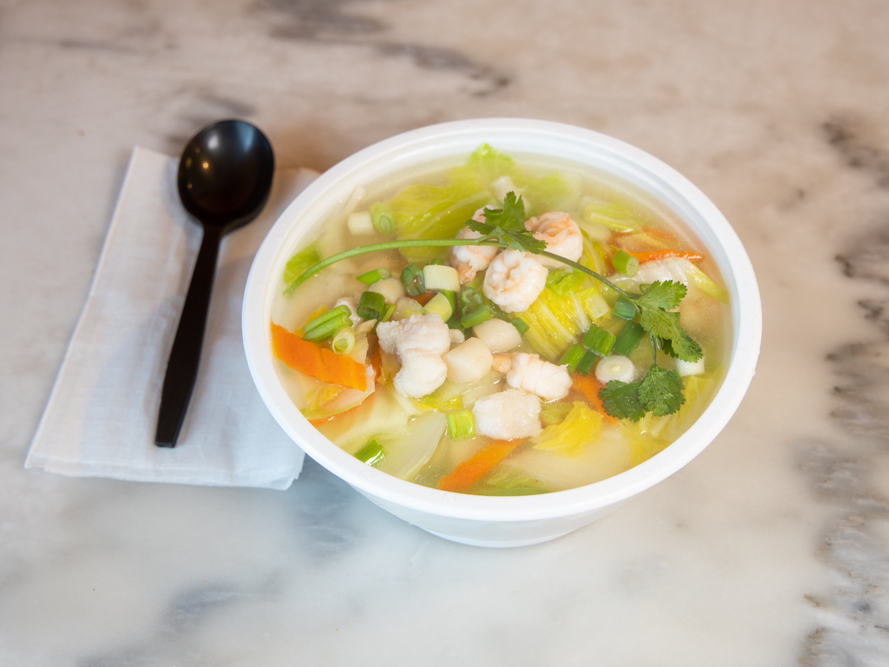 Order Seafood Noodle Soup food online from Maui Hawaiian BBQ store, Lake Elsinore on bringmethat.com