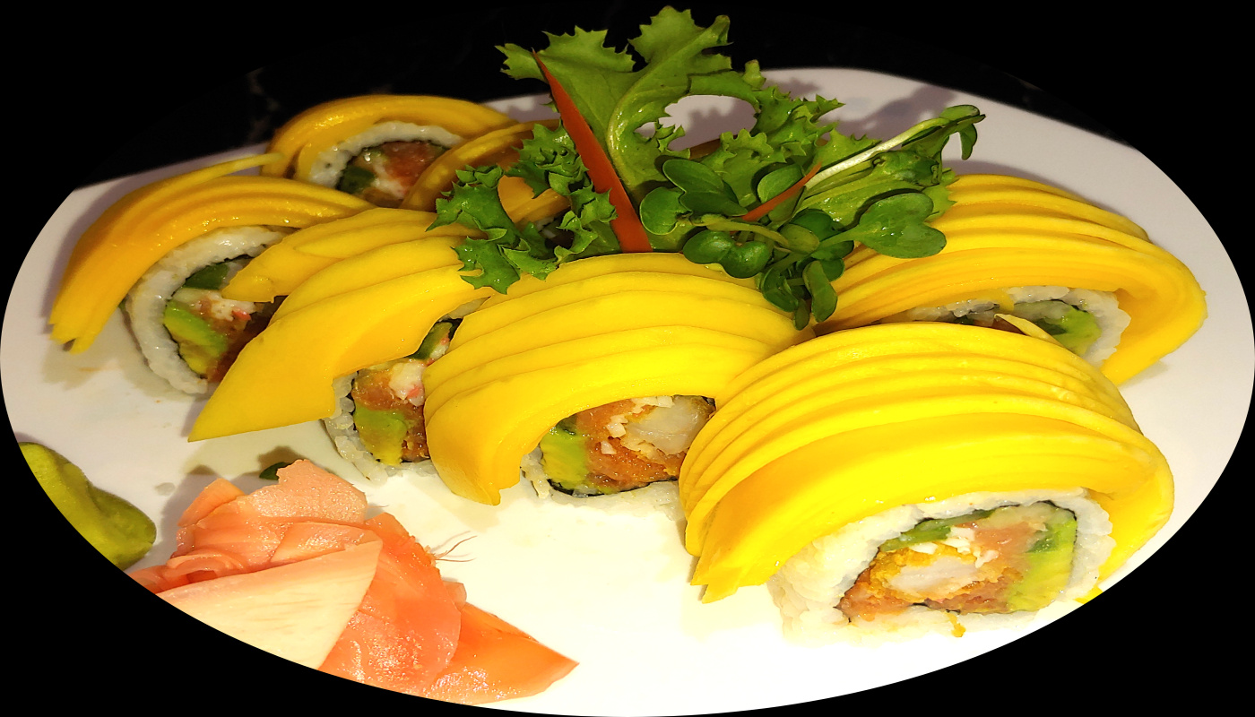 Order Sexy Mango Roll food online from Crazy Grill store, Garden Grove on bringmethat.com