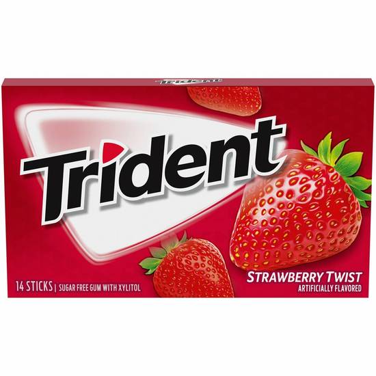 Order Trident Gum - Strawberry Twist food online from IV Deli Mart store, Goleta on bringmethat.com