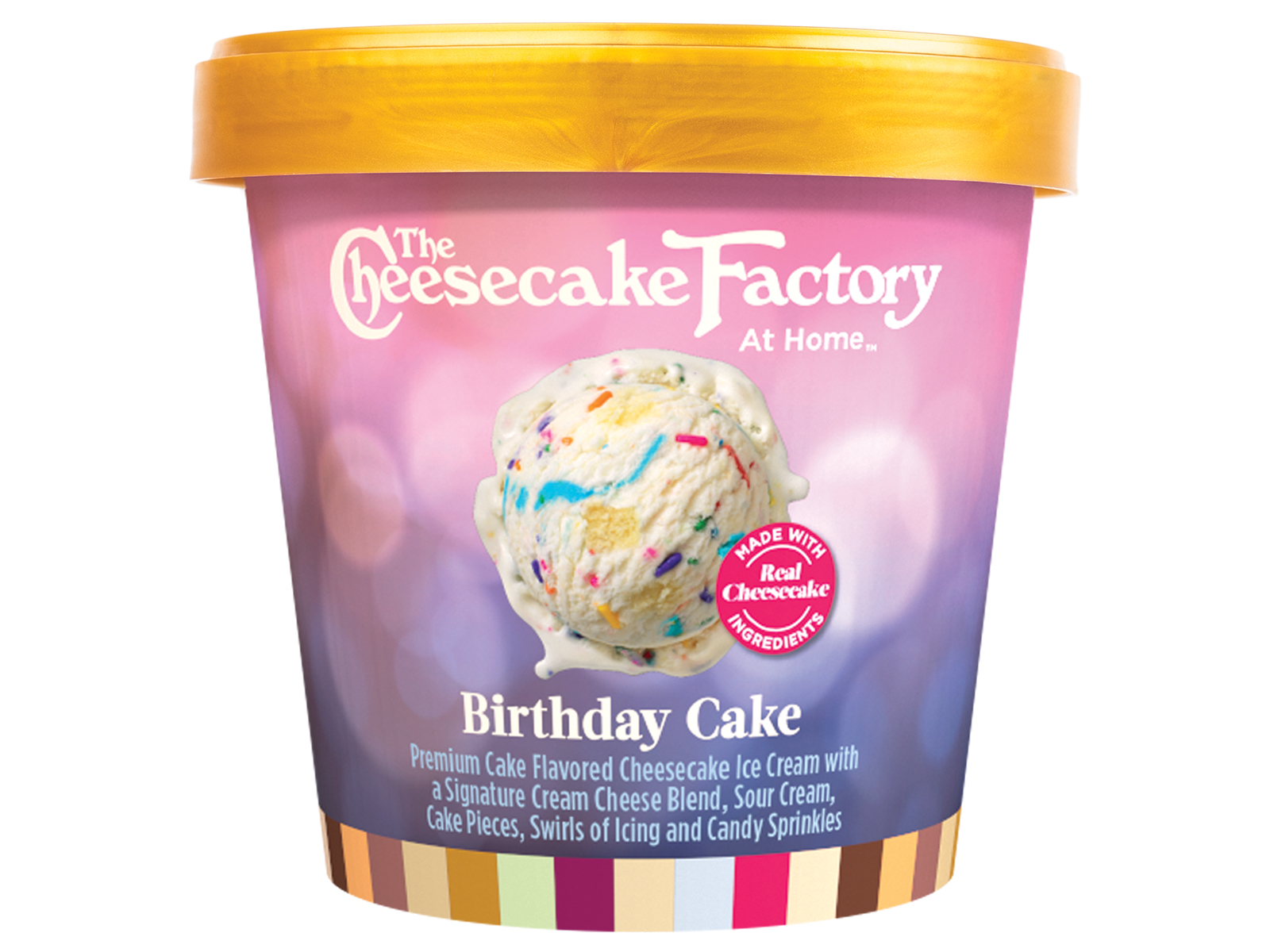 Order The Cheesecake Factory Birthday Cake Pint food online from The Ice Cream Shop store, Phoenix on bringmethat.com