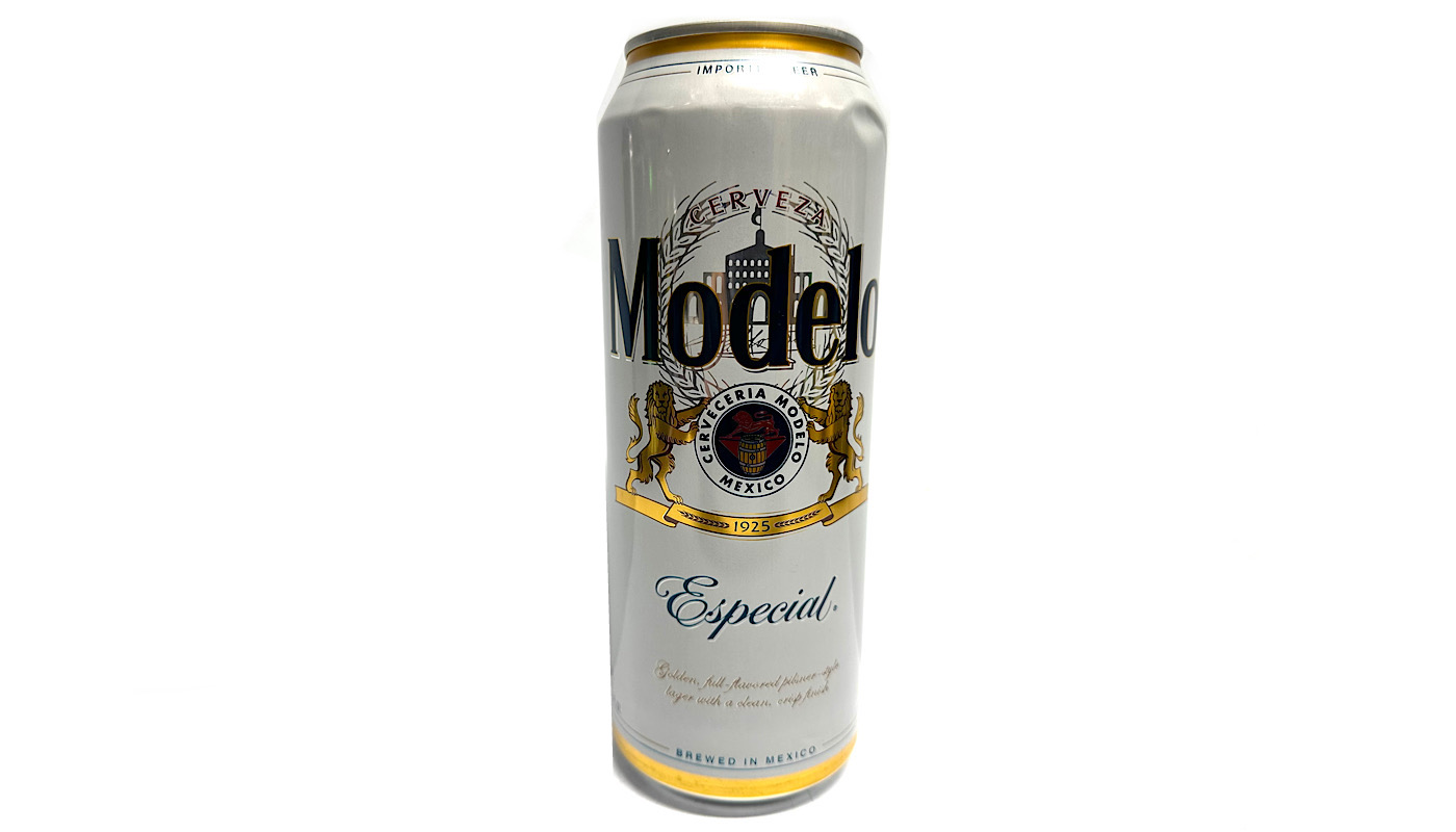 Order MODELO ESPECIAL 24oz. CAN  food online from K-Town Beer & Wine Food Mart store, Los Angeles on bringmethat.com