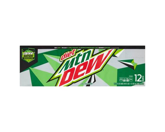 Order Diet Mountain Dew 12 Pack food online from Rocket store, El Centro on bringmethat.com