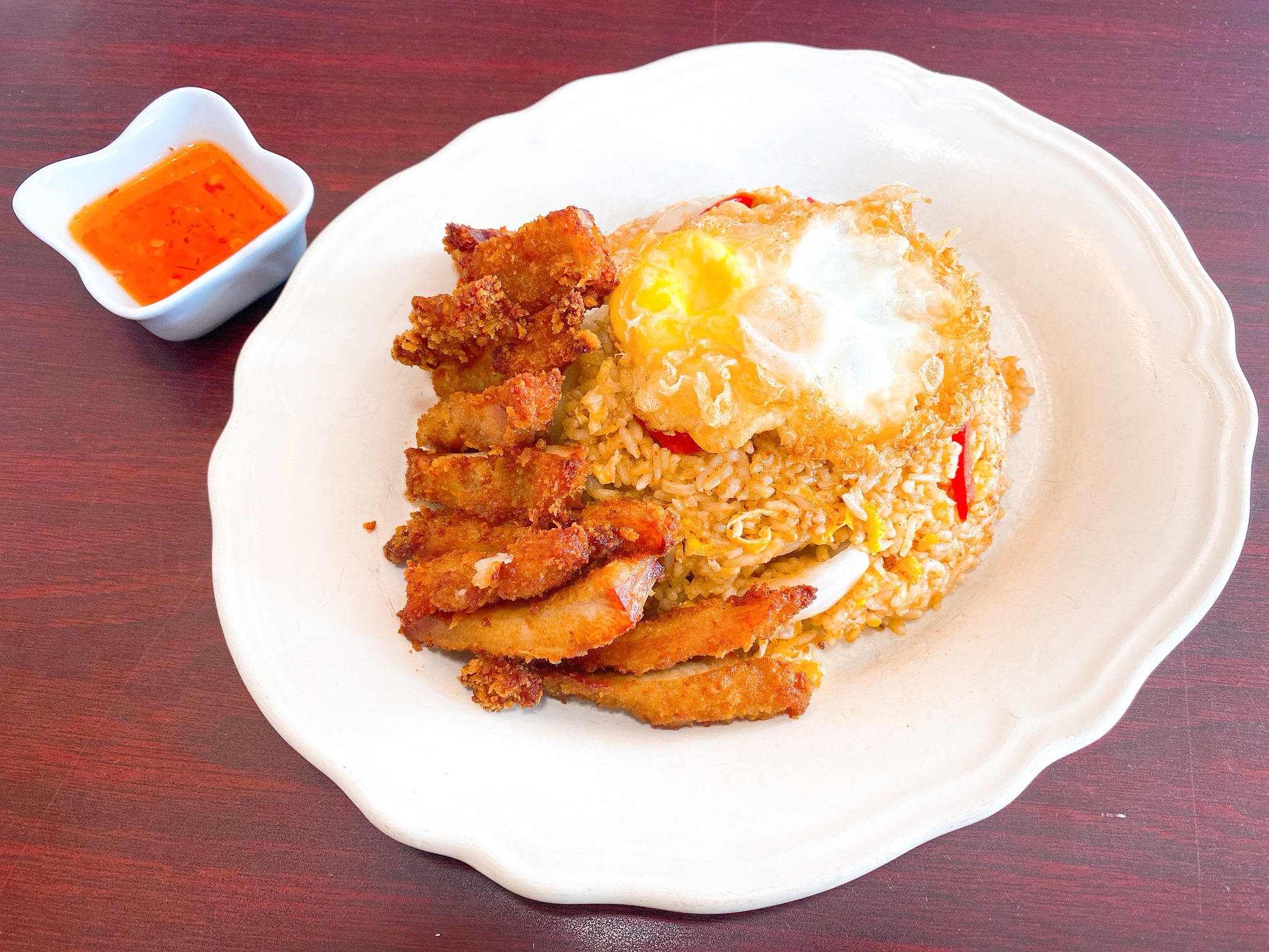 Order Indonesian Fried Rice food online from Yummy thai cuisine store, Cambridge on bringmethat.com