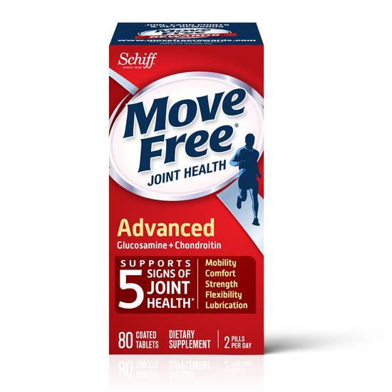 Order Move Free Advanced Glucosamine & Chondroitin Tablets (80 ct) food online from Rite Aid store, Palm Desert on bringmethat.com