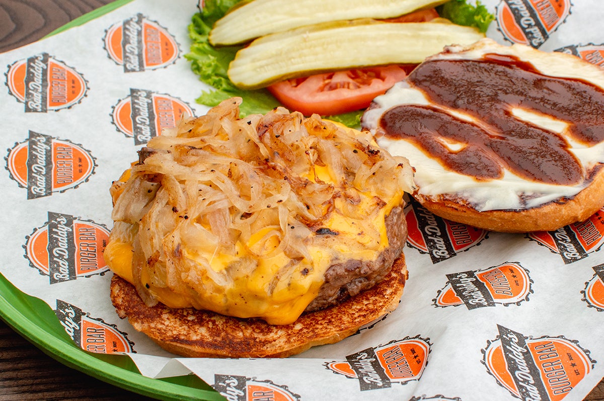 Order Steakhouse Burger* food online from Bad Daddy Burger Bar store, Fayetteville on bringmethat.com
