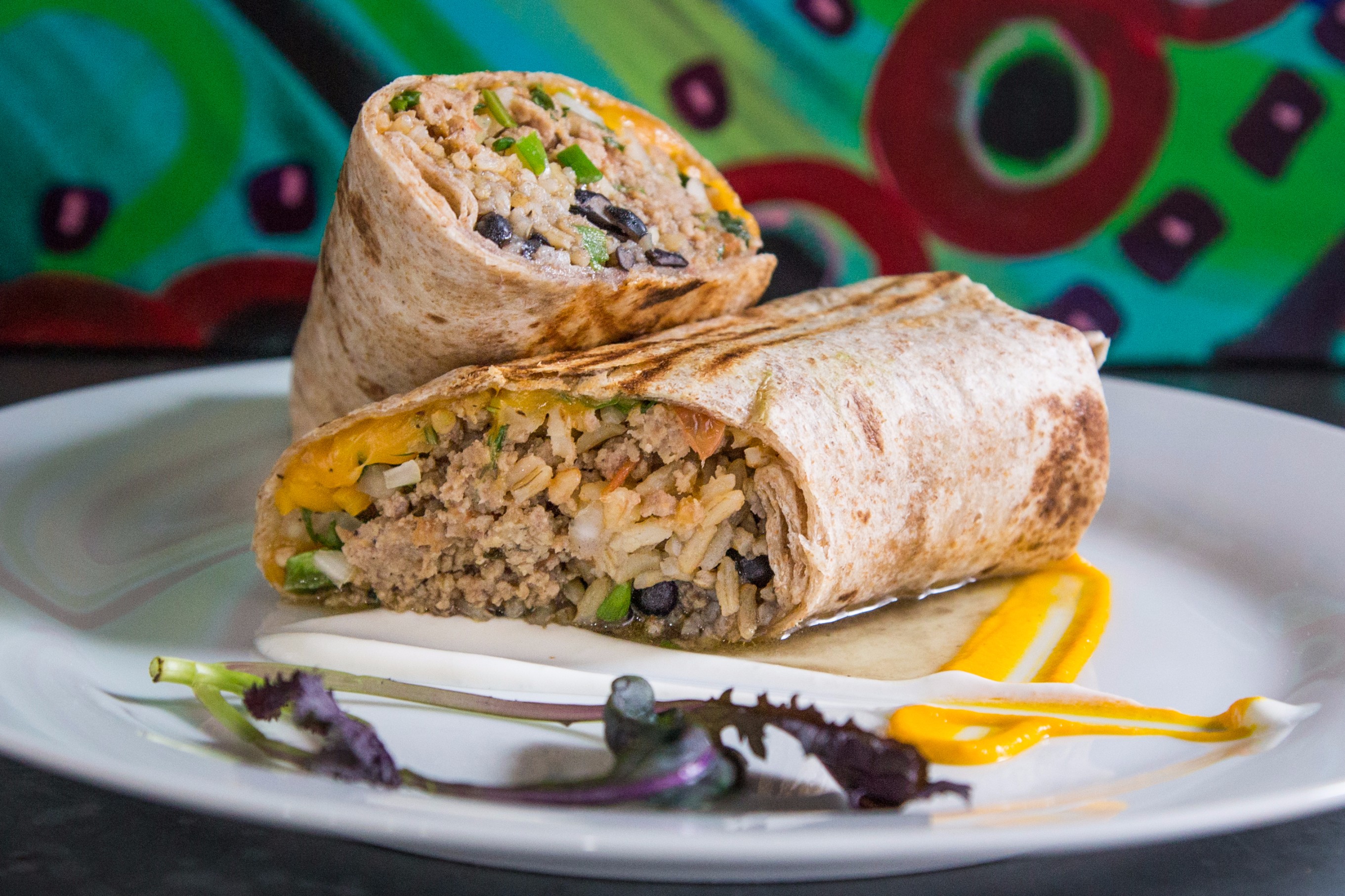 Order 8. Tex Turkey Burrito food online from Al horno lean mexican kitchen catering store, New York on bringmethat.com