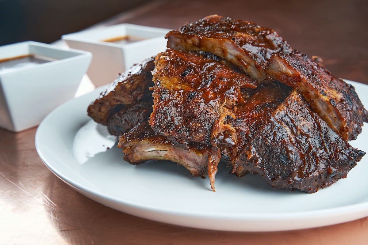 Order SMOKED BABY BACK RIBS food online from Secret Sauce store, Pittsburgh on bringmethat.com