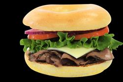Order Roast Beef Sandwich food online from The Great American Bagel store, Orland Park on bringmethat.com