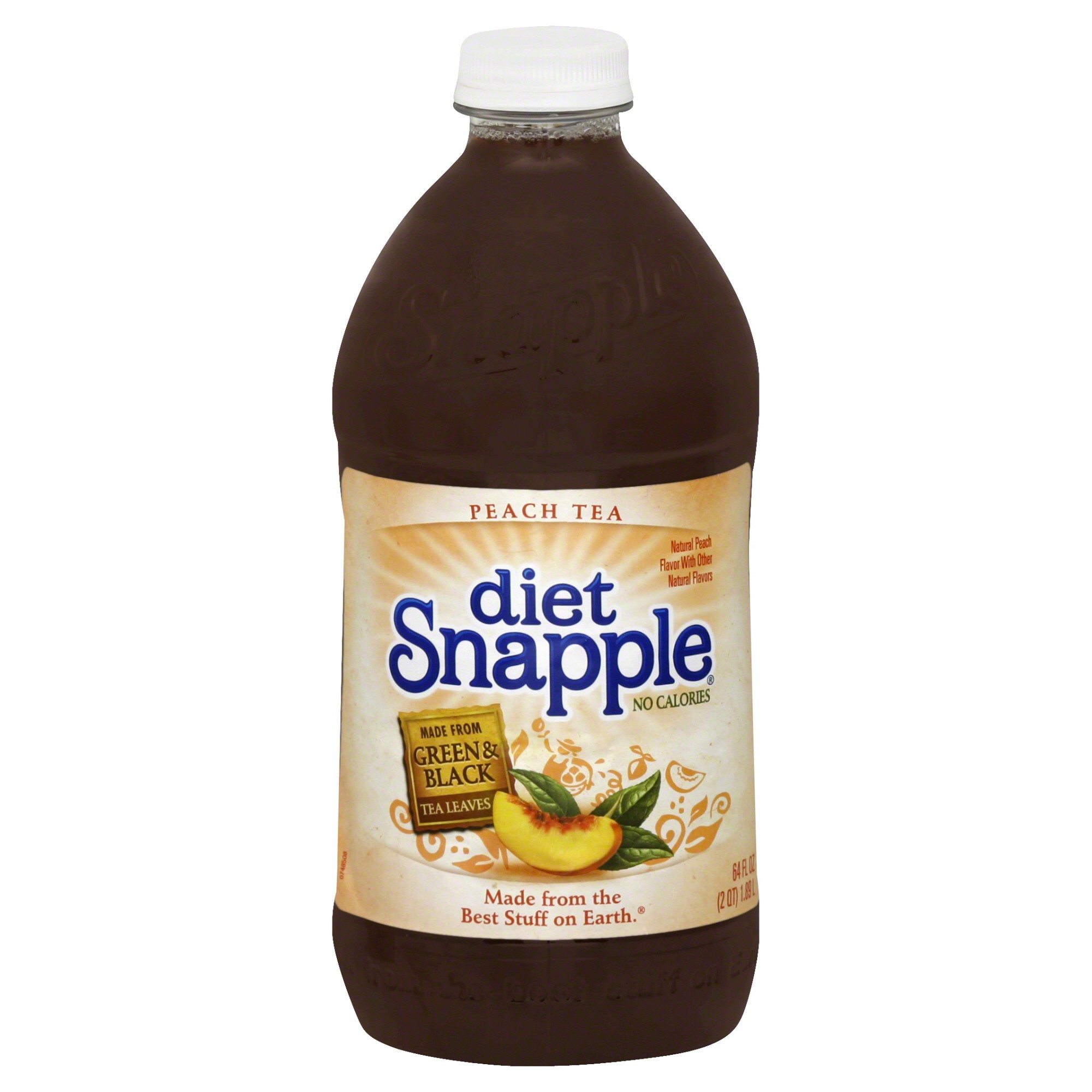 Order Snapple Tea, Peach, Diet - 64 fl oz food online from Rite Aid store, READING on bringmethat.com