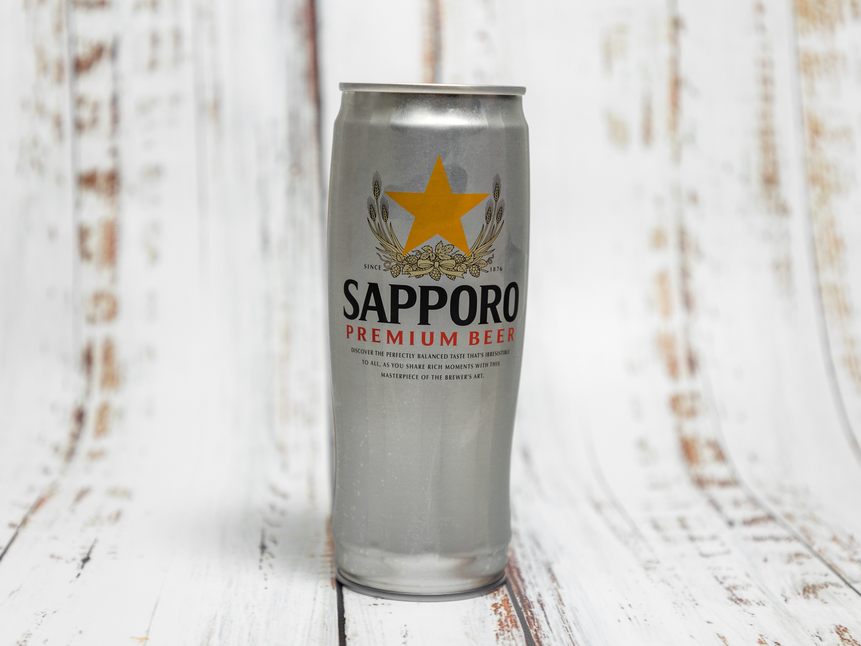 Order Sapporo Premium, 22 oz. 650 ml, Can Japanese Beer food online from Alessandro Liquor store, Riverside on bringmethat.com