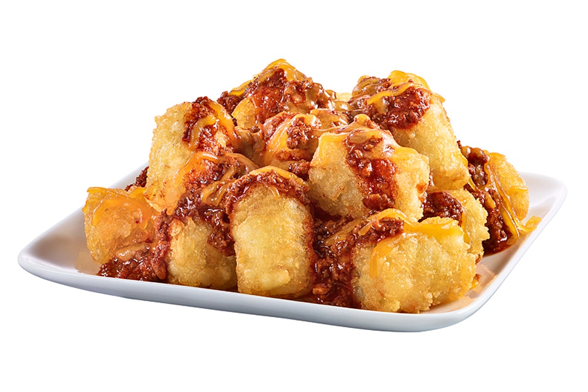 Order CHILI CHEESE PARTY TOTS food online from Krystal on Watson Blvd. #WRG001 store, Warner Robins on bringmethat.com