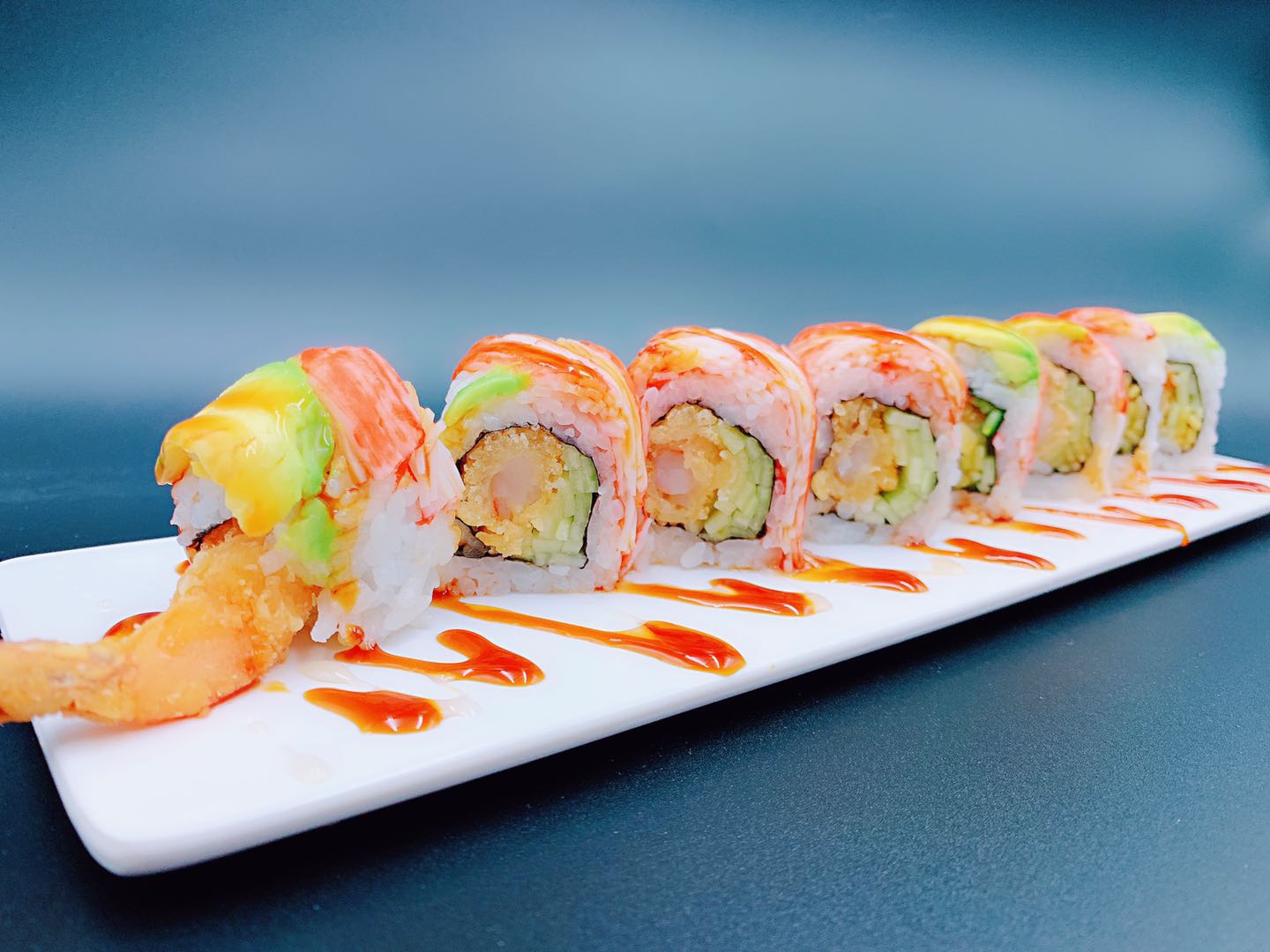 Order Tsunami Roll food online from Sushi King store, Charlottesville on bringmethat.com